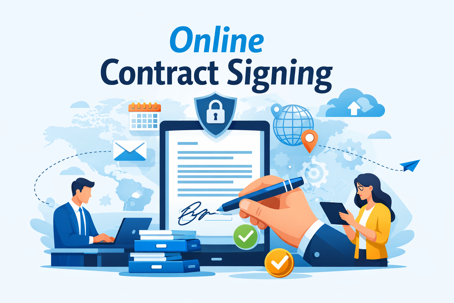 Online contract signing